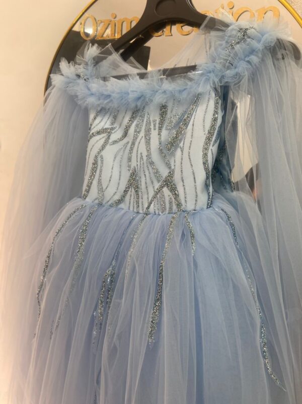 robe soirée bleu