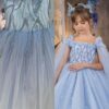 robe soirée bleu