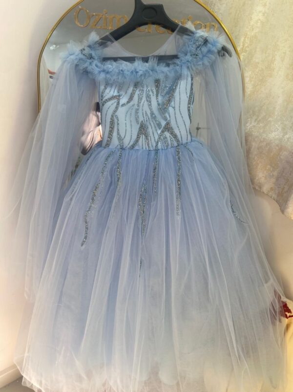robe soirée bleu